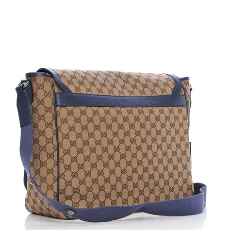 gucci diaper bag blue trim|gucci diaper bag outlet.